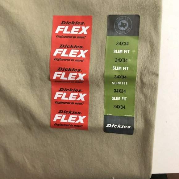 Dickies Men's Flex Waist Chino Pant-Slim Taper Fit - Picture 5 of 6